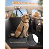imageLamicall Dog Car Seat Cover for Back Seat  Upgraded AntiRipped Back Seat Extender for Dogs Hard Bottom Waterproof Dog Hammock for Car with Mesh Window Pet Backseat Protector SUV ampamp Small Truck LFor Full Size Truck Full Size SUV