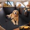 imageLamicall Dog Car Seat Cover for Back Seat  Upgraded AntiRipped Back Seat Extender for Dogs Hard Bottom Waterproof Dog Hammock for Car with Mesh Window Pet Backseat Protector SUV ampamp Small Truck LFor Full Size Truck Full Size SUV