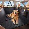 imageLamicall Dog Car Seat Cover for Back Seat  Upgraded AntiRipped Back Seat Extender for Dogs Hard Bottom Waterproof Dog Hammock for Car with Mesh Window Pet Backseat Protector SUV ampamp Small Truck LFor Cars SUV Small Truck