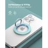 imageLamicall Magnetic Phone Ring Grip Holder Compatible for Magsafe Upgraded Strong Magnet Finger Ring Holder Pop Grip Socket Stand Mag Safe Kickstand Accessories for iPhone 167Pro Max Deep Bluegrass green