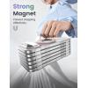 imageLamicall Magnetic Phone Ring Grip Holder for Magsafe 360 Rotating with Smooth Damping Crystal White Finger Grip Kickstand Strong Magnet Mag Safe Accessories for iPhone 17 Pro Max Air All PhonesCrystal Pink