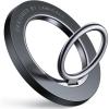 imageLamicall Magnetic Phone Ring Grip Holder Compatible for Magsafe Upgraded Strong Magnet Finger Ring Holder Pop Grip Socket Stand Mag Safe Kickstand Accessories for iPhone 167Pro Max Deep BlueMisty Black