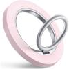 imageLamicall Magnetic Phone Ring Grip Holder Compatible for Magsafe Upgraded Strong Magnet Finger Ring Holder Pop Grip Socket Stand Mag Safe Kickstand Accessories for iPhone 167Pro Max Deep BluePastel Pink