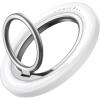 imageLamicall Magnetic Phone Ring Grip Holder for Magsafe 360 Rotating with Smooth Damping Crystal White Finger Grip Kickstand Strong Magnet Mag Safe Accessories for iPhone 17 Pro Max Air All PhonesCrystal White