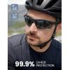 imageLamicall 22g Polarized Sports Sunglasses for Men Women  UV400 Protection Sun Glasses for Running Cycling Fishing DrivingBlack Framegray Lens