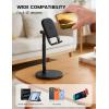 imageLamicall Cell Phone Stand for Desk  Height Angle Adjustable Sturdy Desktop Phone Holder Office Gift Accessories PC Gaming Essentials for iPhone 17 16 15 14 13 Pro Max iPad Tablet Switch 412