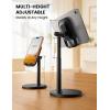 imageLamicall Cell Phone Stand for Desk  Height Angle Adjustable Sturdy Desktop Phone Holder Office Gift Accessories PC Gaming Essentials for iPhone 17 16 15 14 13 Pro Max iPad Tablet Switch 412