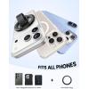 imageLamicall Magnetic Phone Grip Holder for MagSafe  Soft Silicone Loop Vertical Cellphone Zinc Alloy Ring Stand Kickstand Magnet Finger Grip Accessories for iPhone 1217 Series Other with Metal RingBlack  Zinc Alloy  Silicone Grip