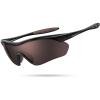 imageLamicall 22g Polarized Sports Sunglasses  UV400 Protection Men Women Sun Glasses for Running Cycling Fishing Golf DrivingBlack Framebrown Lens