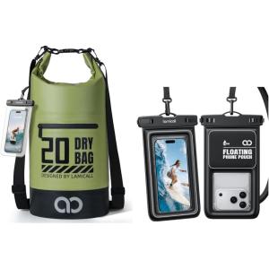 imageLamicall Floating Waterproof Phone Pouch amp 500D Dry Bag